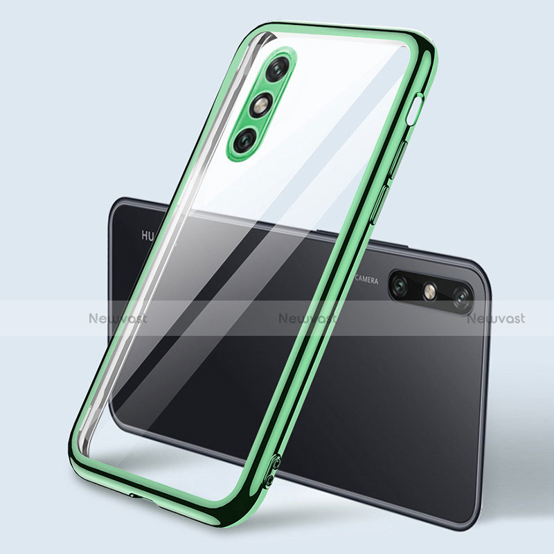 Ultra-thin Transparent TPU Soft Case Cover H04 for Huawei Enjoy 10e Green