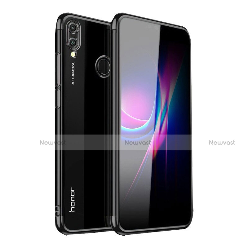 Ultra-thin Transparent TPU Soft Case Cover H04 for Huawei Honor 10 Lite Black