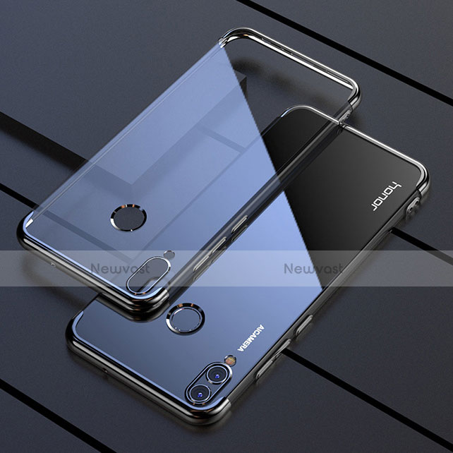 Ultra-thin Transparent TPU Soft Case Cover H04 for Huawei Honor 8X Black