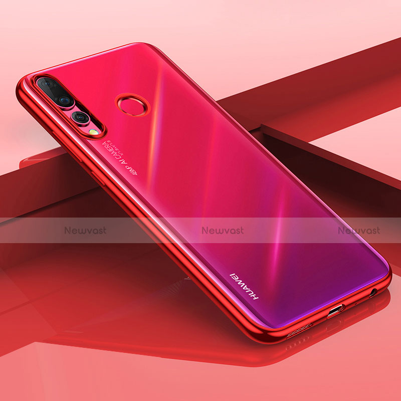 Ultra-thin Transparent TPU Soft Case Cover H04 for Huawei Nova 4 Red