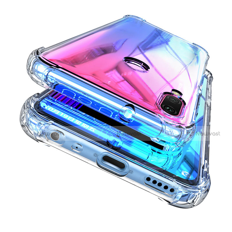 Ultra-thin Transparent TPU Soft Case Cover H04 for Huawei Y9 (2019) Clear