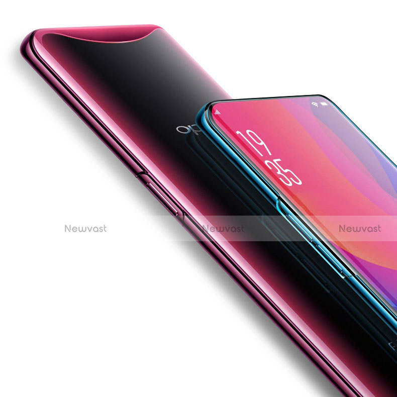 Ultra-thin Transparent TPU Soft Case Cover H04 for Oppo Find X Super Flash Edition