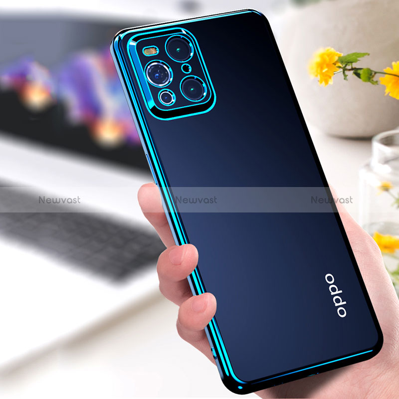 Ultra-thin Transparent TPU Soft Case Cover H04 for Oppo Find X3 5G