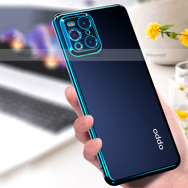Ultra-thin Transparent TPU Soft Case Cover H04 for Oppo Find X3 Pro 5G