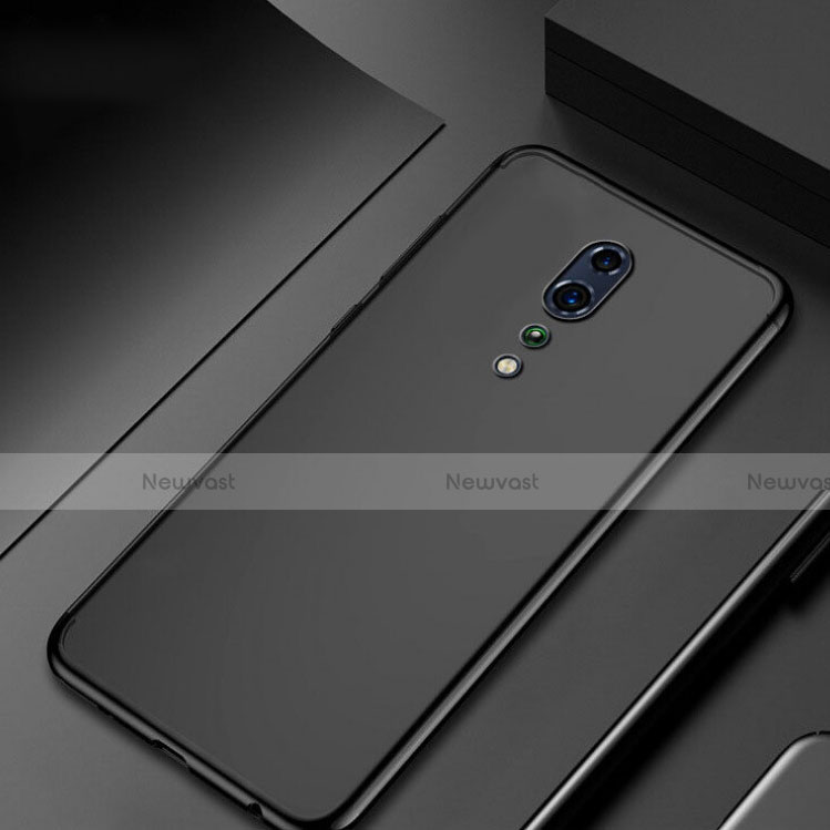 Ultra-thin Transparent TPU Soft Case Cover H04 for Oppo Reno Z Black