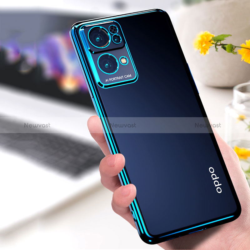 Ultra-thin Transparent TPU Soft Case Cover H04 for Oppo Reno7 Pro 5G