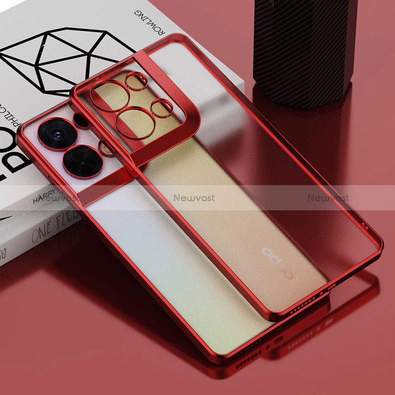 Ultra-thin Transparent TPU Soft Case Cover H04 for Oppo Reno8 Pro+ Plus 5G