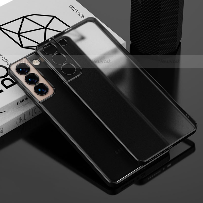 Ultra-thin Transparent TPU Soft Case Cover H04 for Samsung Galaxy S23 5G Black