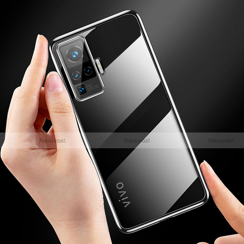 Ultra-thin Transparent TPU Soft Case Cover H04 for Vivo X50 Pro 5G