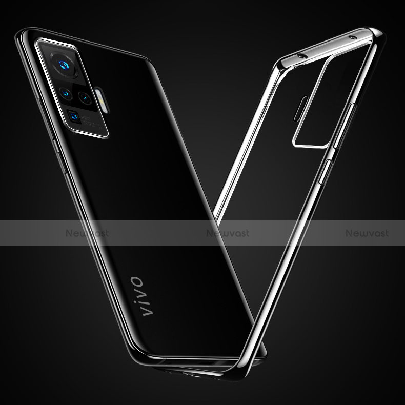 Ultra-thin Transparent TPU Soft Case Cover H04 for Vivo X50 Pro 5G