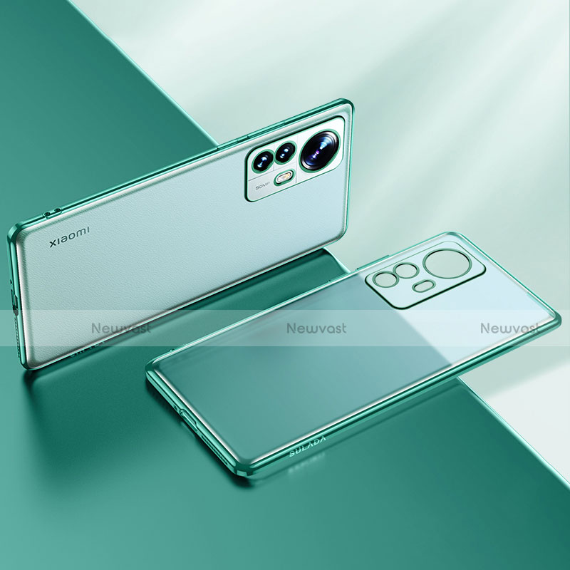 Ultra-thin Transparent TPU Soft Case Cover H04 for Xiaomi Mi 12 5G Green