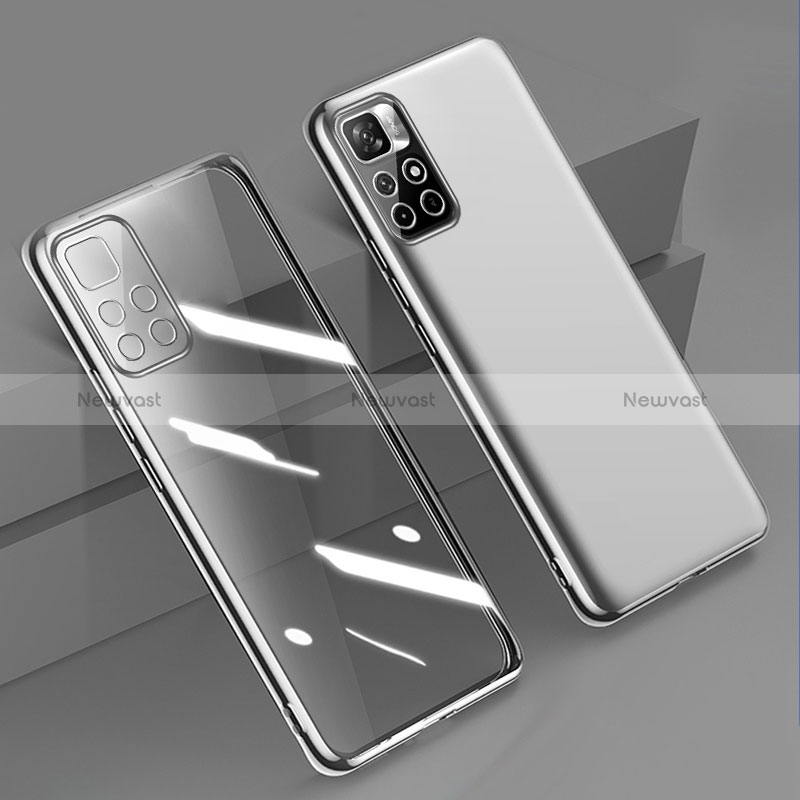 Ultra-thin Transparent TPU Soft Case Cover H04 for Xiaomi Redmi Note 11 5G