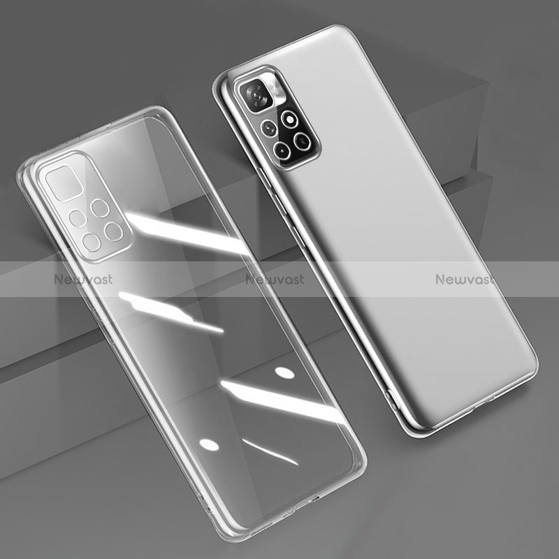 Ultra-thin Transparent TPU Soft Case Cover H04 for Xiaomi Redmi Note 11 5G
