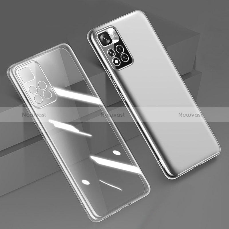 Ultra-thin Transparent TPU Soft Case Cover H04 for Xiaomi Redmi Note 11 Pro+ Plus 5G Clear