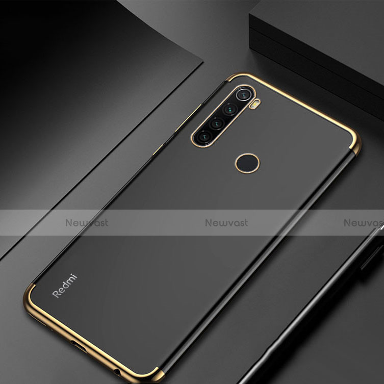 Ultra-thin Transparent TPU Soft Case Cover H04 for Xiaomi Redmi Note 8 (2021) Gold