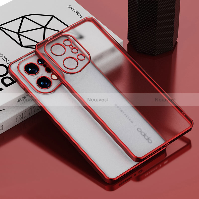Ultra-thin Transparent TPU Soft Case Cover H05 for Oppo Find X5 5G