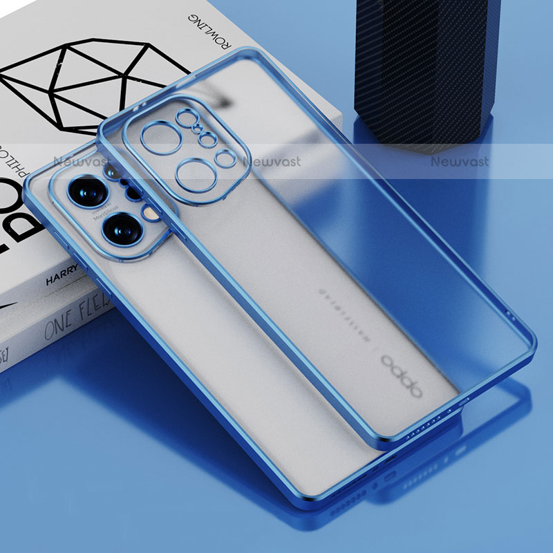 Ultra-thin Transparent TPU Soft Case Cover H05 for Oppo Find X5 Pro 5G
