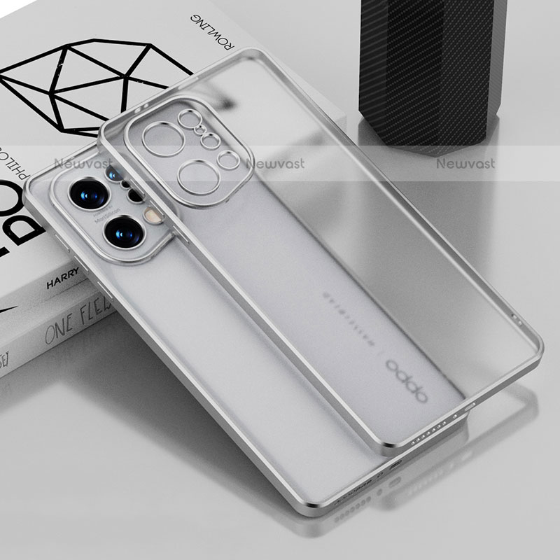 Ultra-thin Transparent TPU Soft Case Cover H05 for Oppo Find X5 Pro 5G