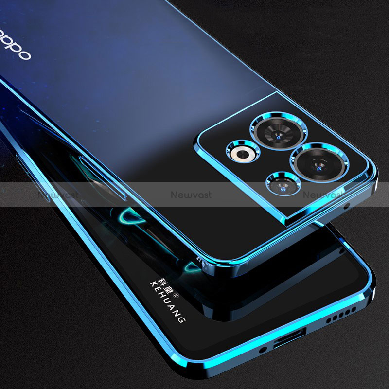 Ultra-thin Transparent TPU Soft Case Cover H05 for Oppo Reno8 5G