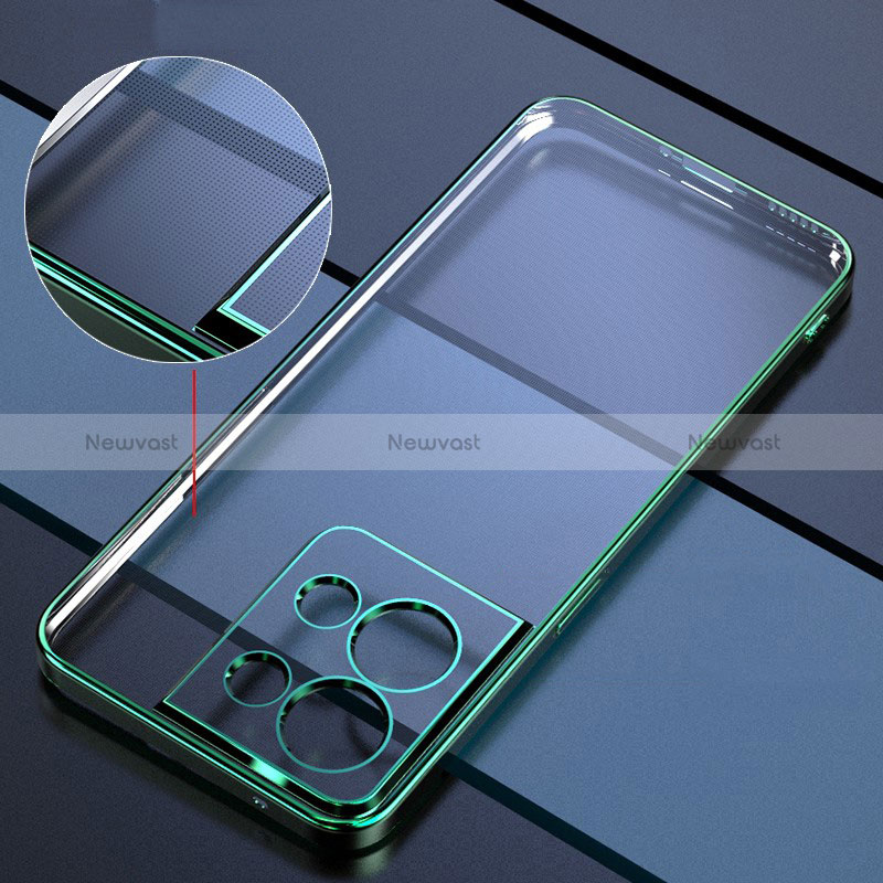 Ultra-thin Transparent TPU Soft Case Cover H05 for Oppo Reno9 5G