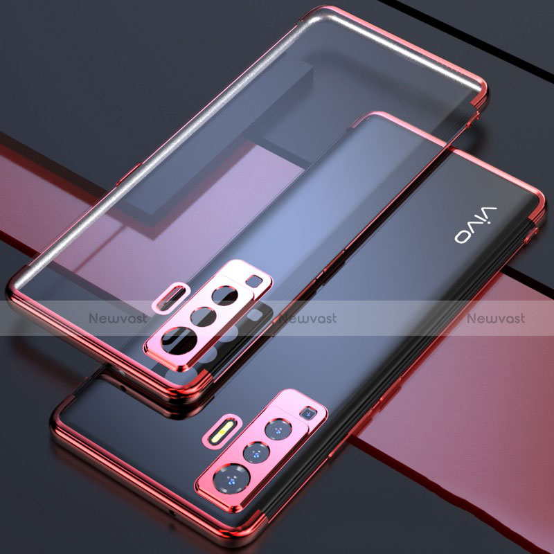 Ultra-thin Transparent TPU Soft Case Cover H05 for Vivo X50 5G