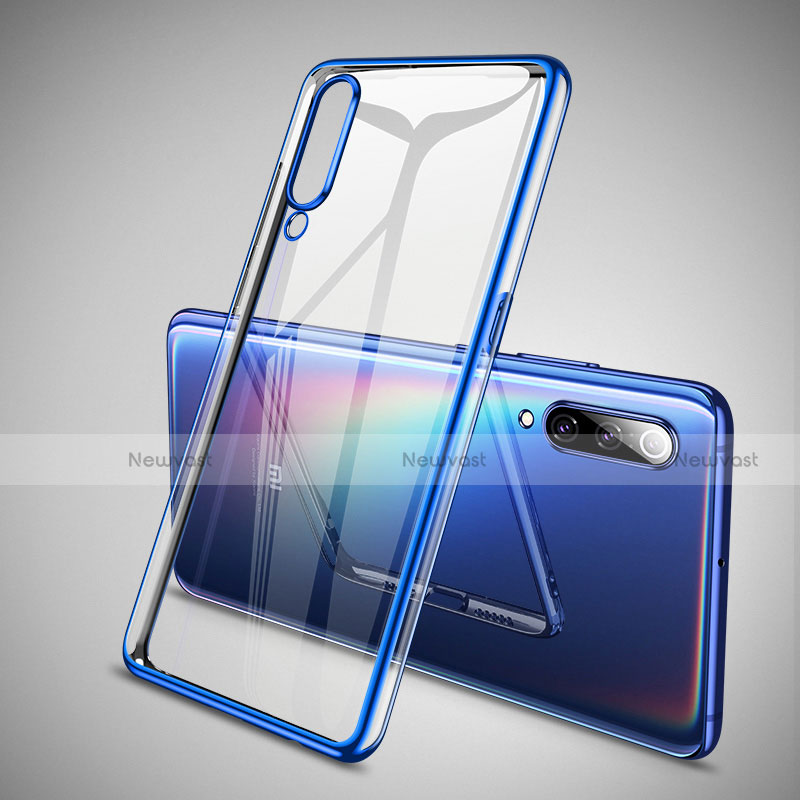 Ultra-thin Transparent TPU Soft Case Cover H05 for Xiaomi Mi 9 Pro Blue