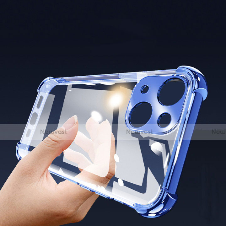 Ultra-thin Transparent TPU Soft Case Cover H06 for Apple iPhone 13