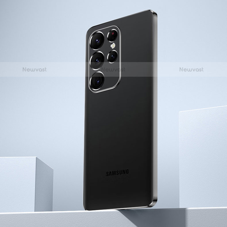 Ultra-thin Transparent TPU Soft Case Cover H07 for Samsung Galaxy S23 Ultra 5G Black