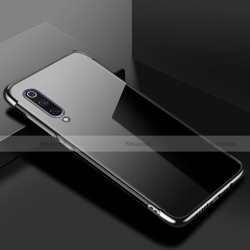 Ultra-thin Transparent TPU Soft Case Cover H08 for Xiaomi Mi 9 Black