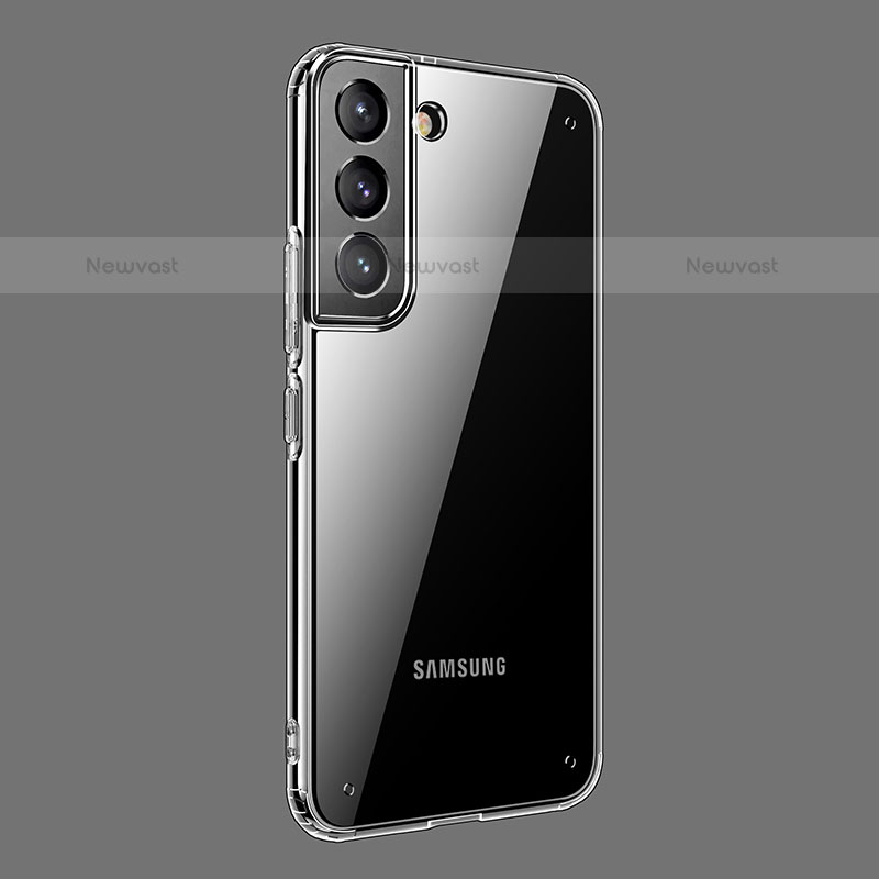 Ultra-thin Transparent TPU Soft Case Cover H11 for Samsung Galaxy S21 FE 5G Gray