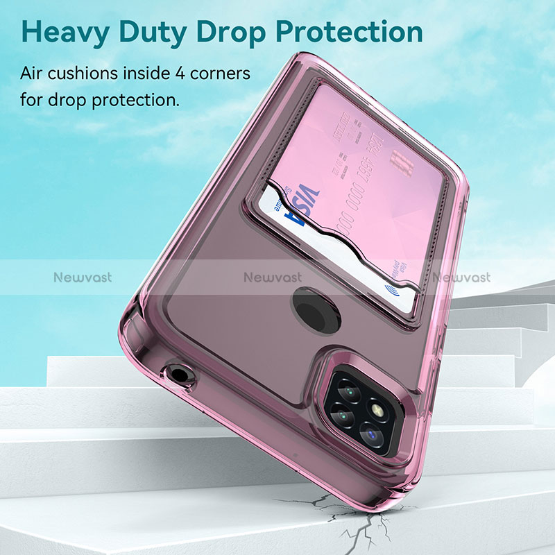 Ultra-thin Transparent TPU Soft Case Cover HD1 for Xiaomi Redmi 9C NFC