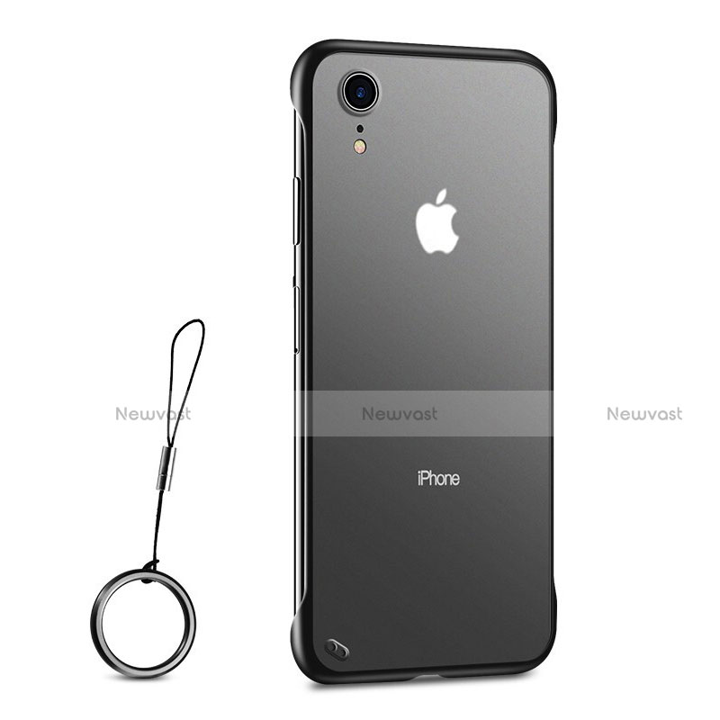 Ultra-thin Transparent TPU Soft Case Cover HT01 for Apple iPhone XR Black