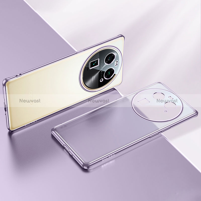 Ultra-thin Transparent TPU Soft Case Cover LD1 for Oppo Find X6 5G