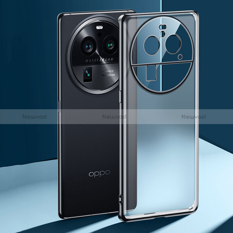 Ultra-thin Transparent TPU Soft Case Cover LD1 for Oppo Find X6 5G
