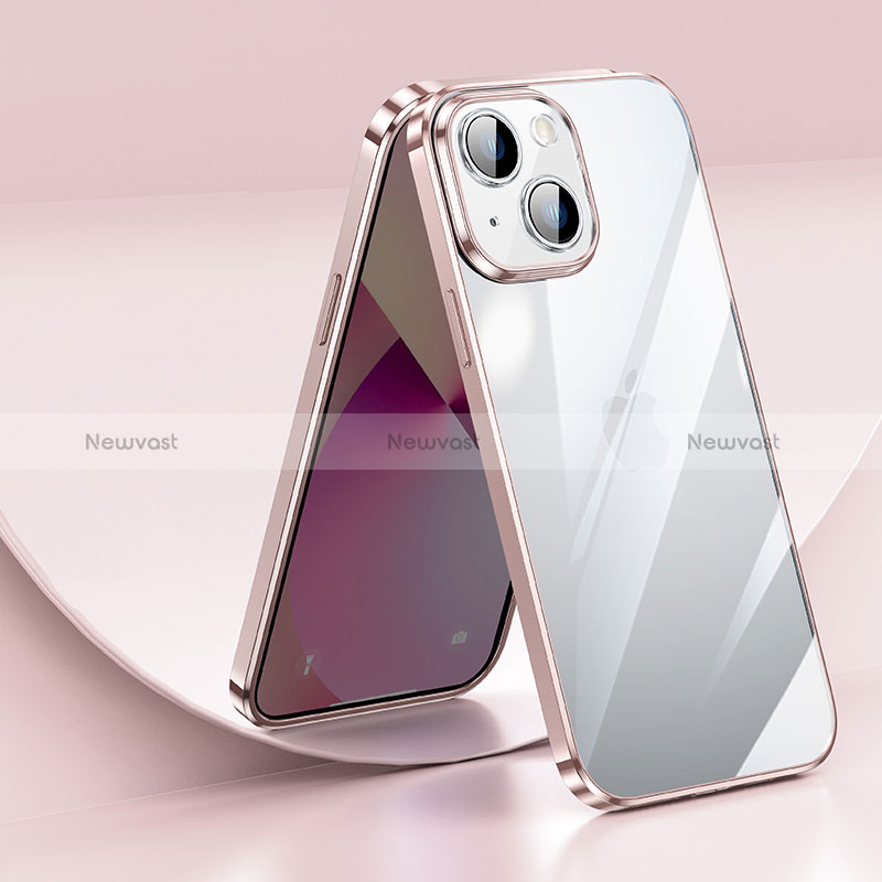 Ultra-thin Transparent TPU Soft Case Cover LD2 for Apple iPhone 14