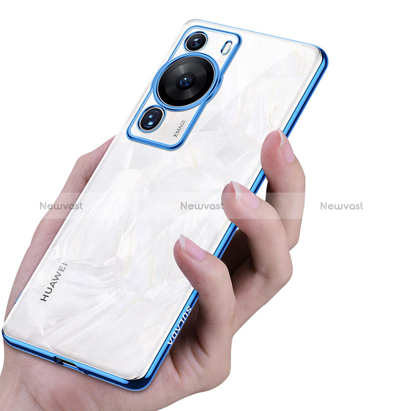 Ultra-thin Transparent TPU Soft Case Cover LD2 for Huawei P60 Pro