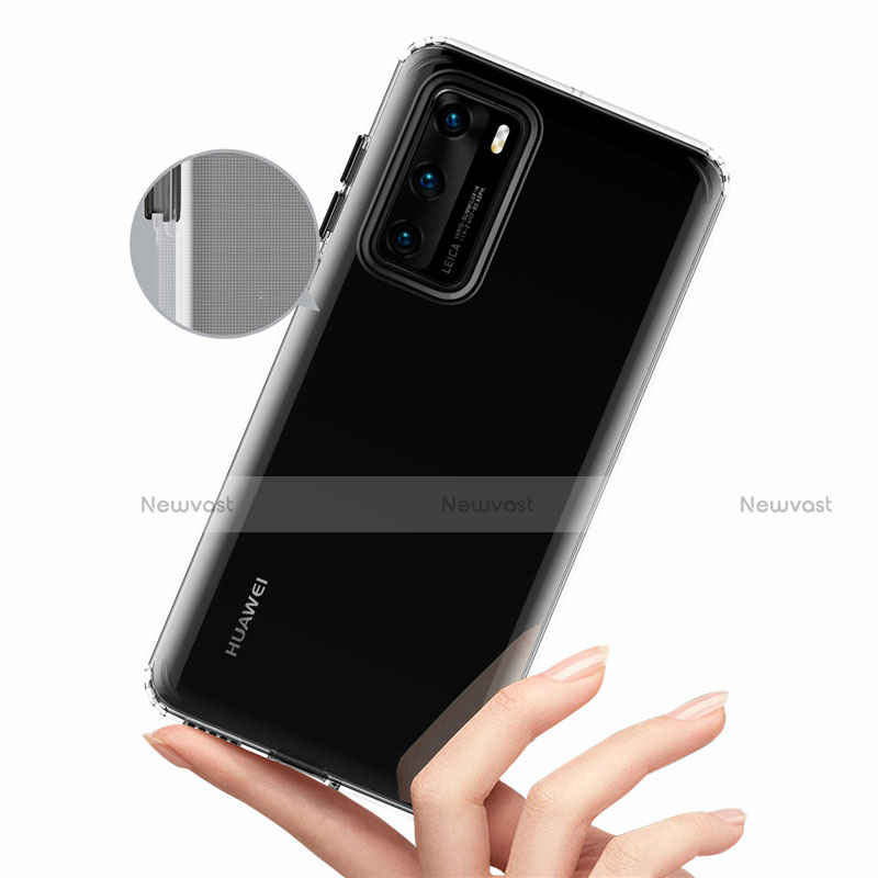 Ultra-thin Transparent TPU Soft Case Cover N01 for Huawei P40