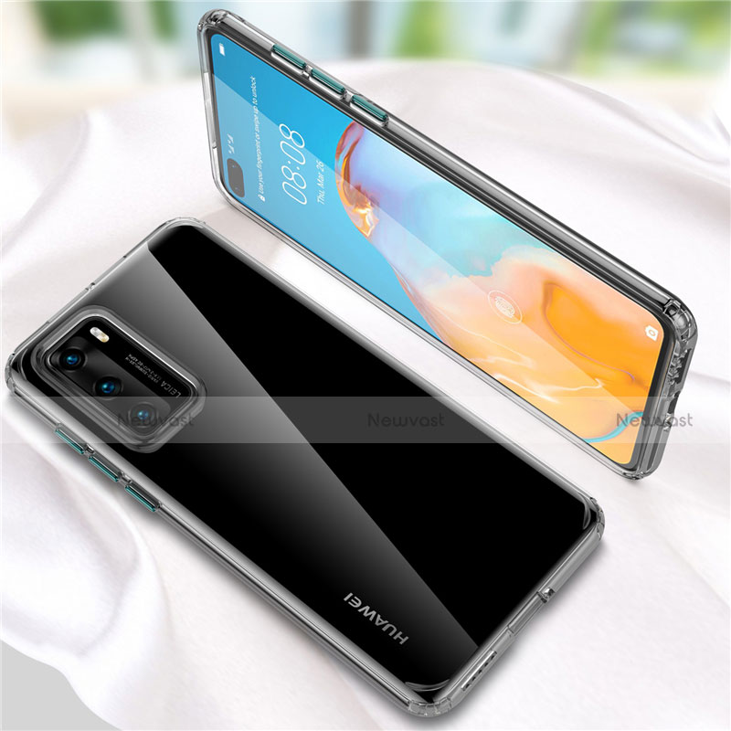 Ultra-thin Transparent TPU Soft Case Cover N01 for Huawei P40