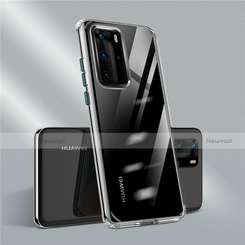 Ultra-thin Transparent TPU Soft Case Cover N01 for Huawei P40 Pro