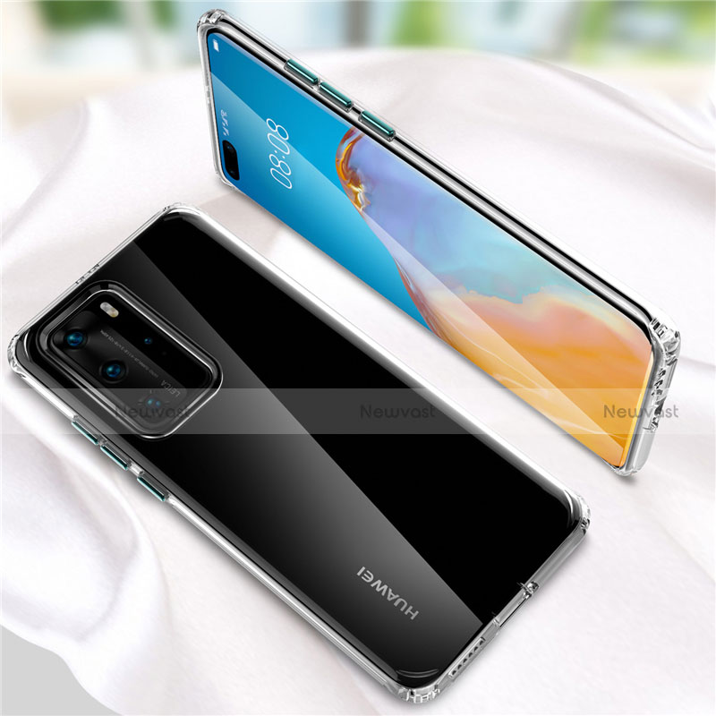 Ultra-thin Transparent TPU Soft Case Cover N01 for Huawei P40 Pro