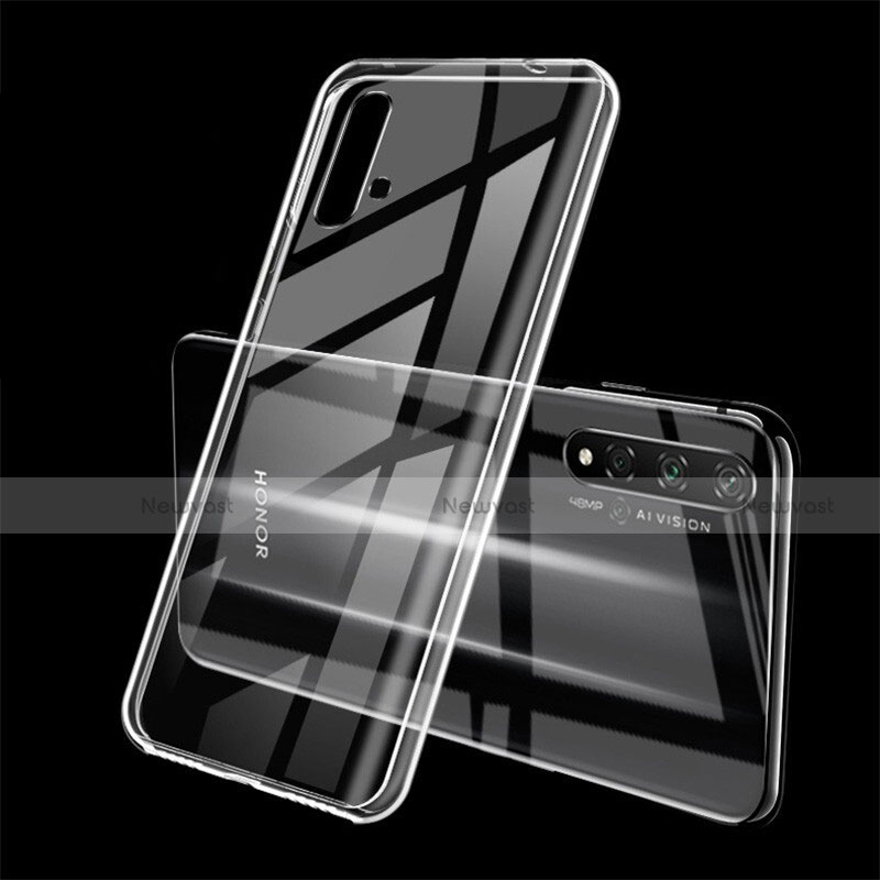 Ultra-thin Transparent TPU Soft Case Cover S01 for Huawei Honor 20 Clear