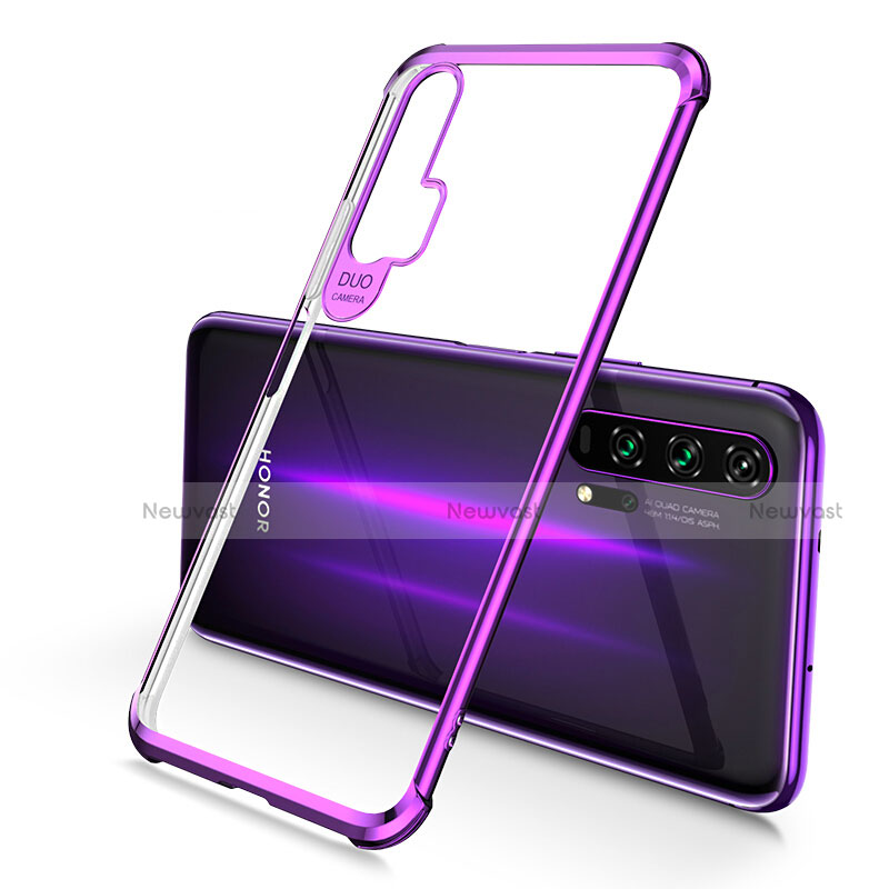 Ultra-thin Transparent TPU Soft Case Cover S01 for Huawei Honor 20 Pro