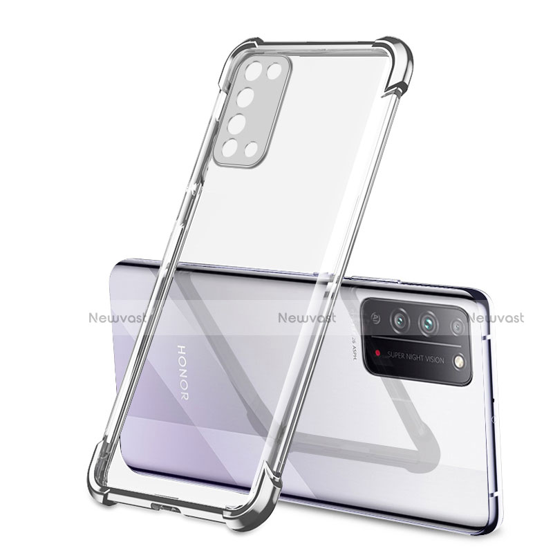 Ultra-thin Transparent TPU Soft Case Cover S01 for Huawei Honor X10 5G