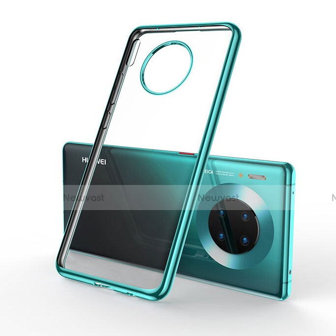 Ultra-thin Transparent TPU Soft Case Cover S01 for Huawei Mate 30 5G Green