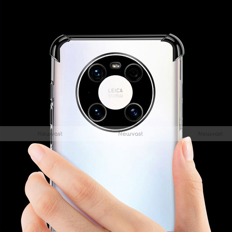 Ultra-thin Transparent TPU Soft Case Cover S01 for Huawei Mate 40E 4G