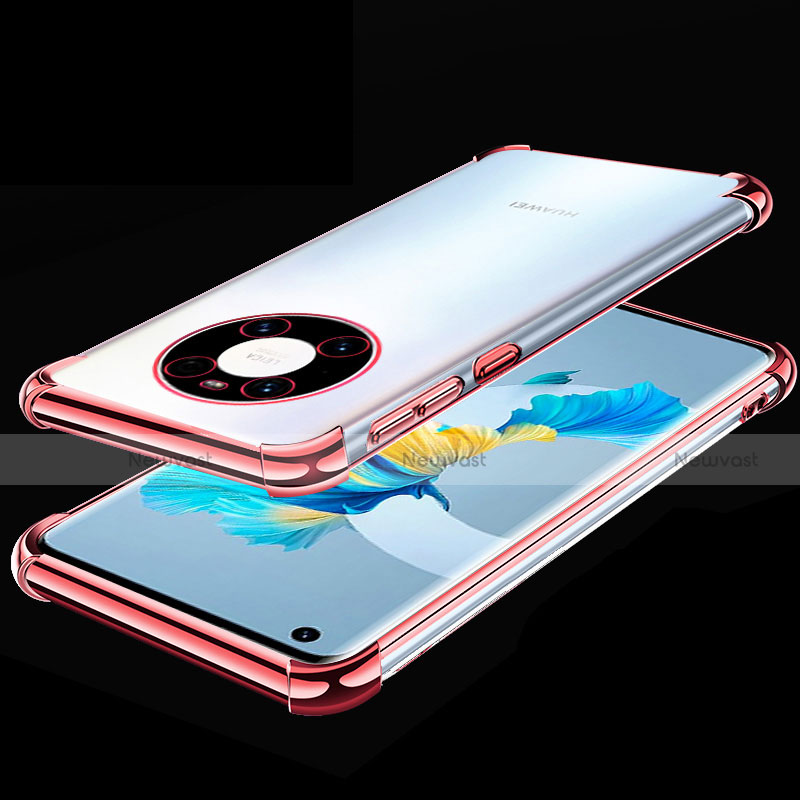Ultra-thin Transparent TPU Soft Case Cover S01 for Huawei Mate 40E 4G