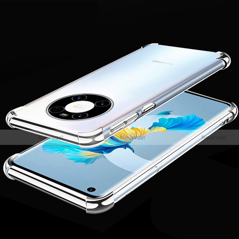 Ultra-thin Transparent TPU Soft Case Cover S01 for Huawei Mate 40E 5G