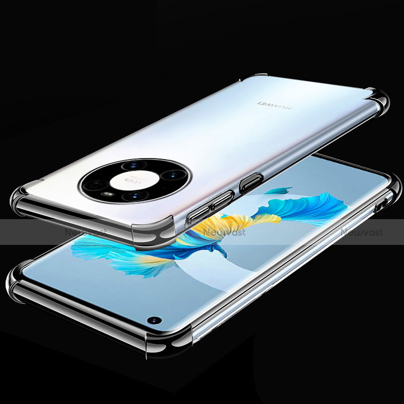 Ultra-thin Transparent TPU Soft Case Cover S01 for Huawei Mate 40E 5G Black
