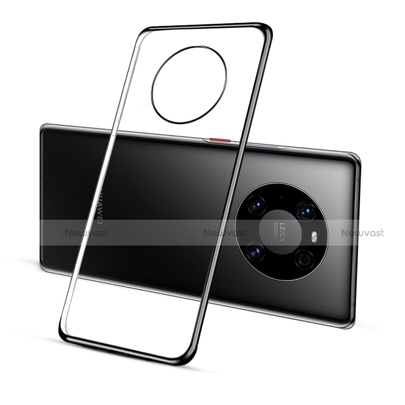 Ultra-thin Transparent TPU Soft Case Cover S01 for Huawei Mate 40E Pro 5G Black