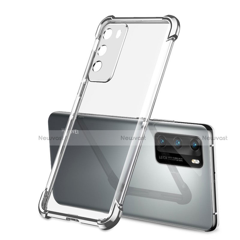 Ultra-thin Transparent TPU Soft Case Cover S01 for Huawei P40